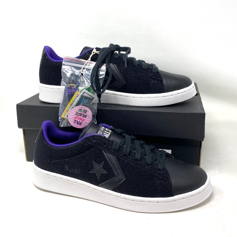 Converse Pro Leather Low Skate Women's Shoes Black Suede Casual Sneakers A01649C - Picture 9 of 11